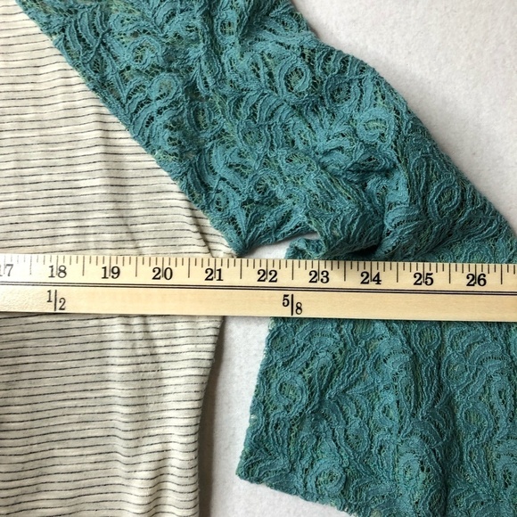 Southern Grace Womens XL Graphic Country Girl Turquoise Lace LS Sleeve - Picture 8 of 12